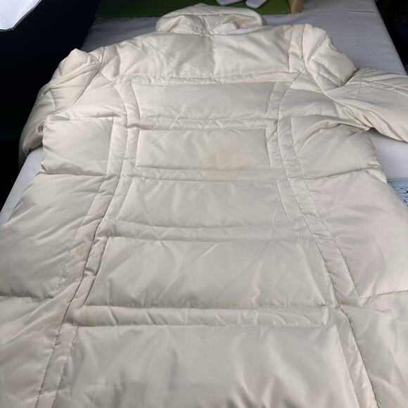 Down Jacket Women XL Jones of New York Ivory Zip Below hip - Picture 16 of 16